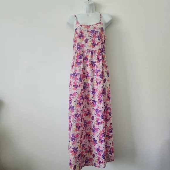 LoveShackFancy Faraday Floral-Print Slip Maxi Dress Size Medium - Picture 3 of 14